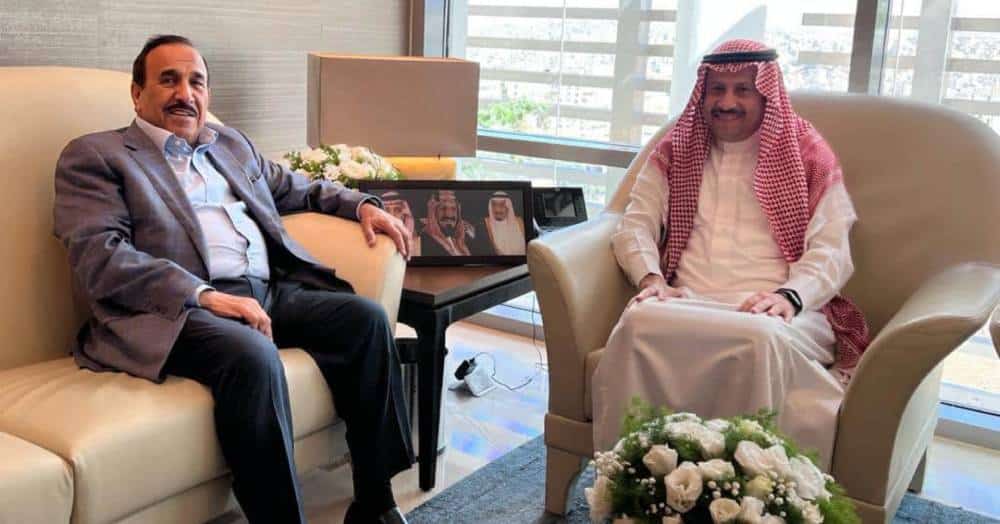 Nayef bin Bandar Al-Sudairy met with Abdulaziz Al-Qahtani